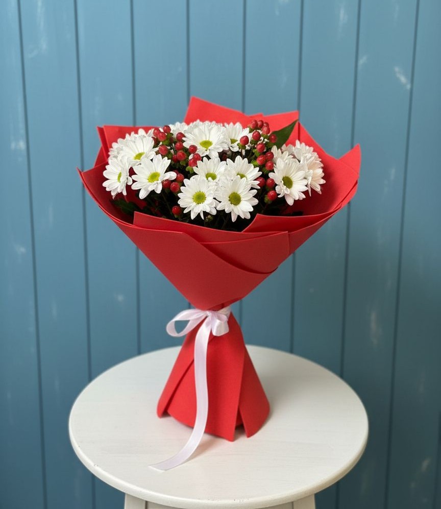 Букет цветов из: Хризантемы в Мохсоголлохе