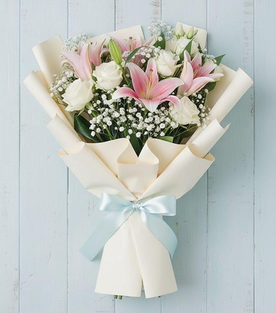 Букет цветов из: Лилии в Мохсоголлохе