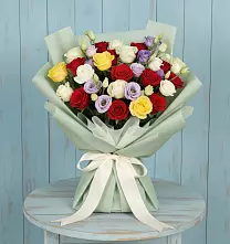 Букет цветов из:  Розы #REPLACE_PRED# Мохсоголлохе