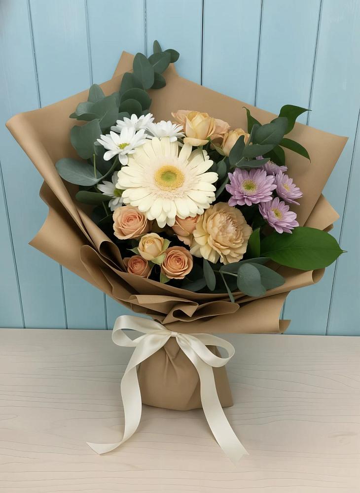 Букет цветов из: Герберы и Хризантемы в Мохсоголлохе