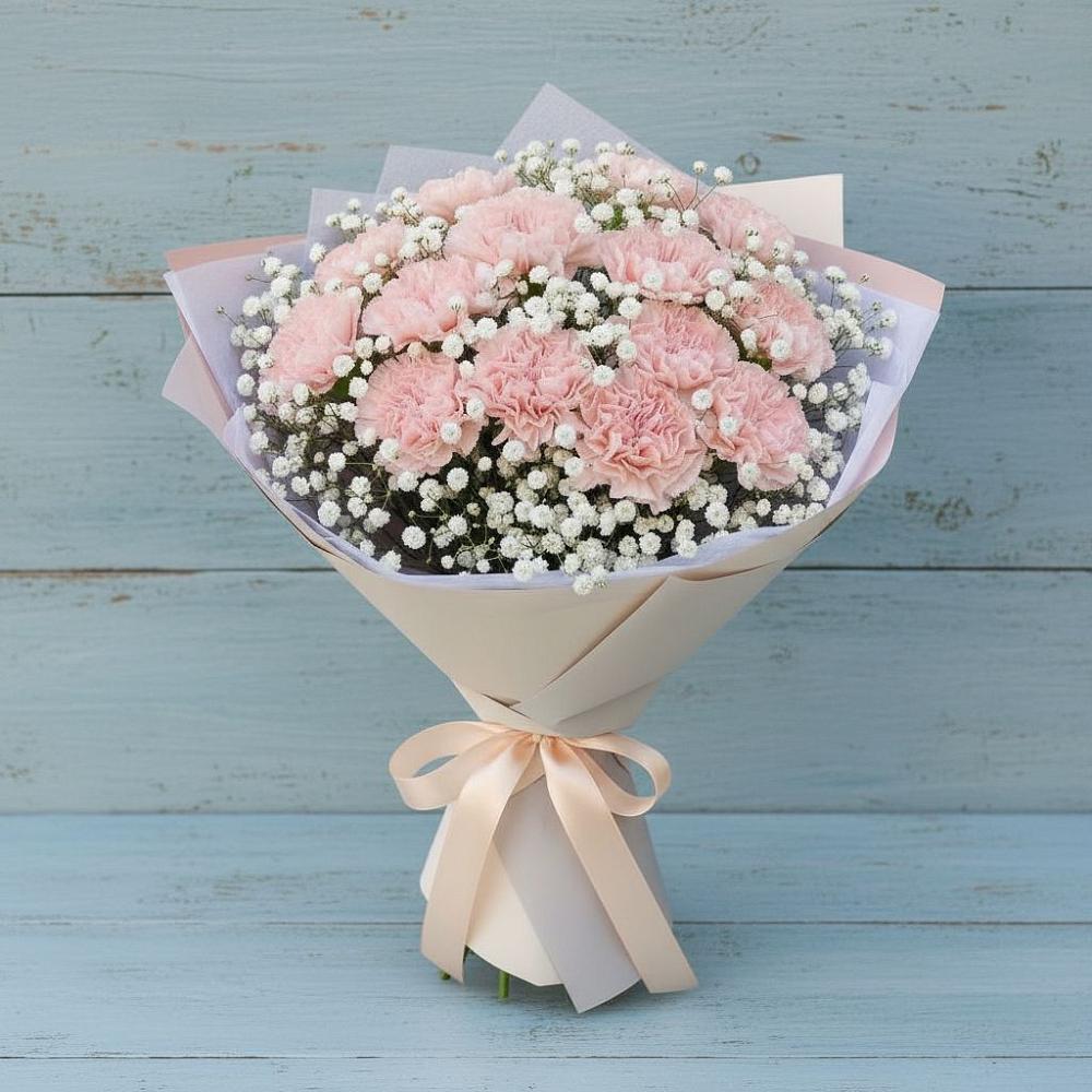 Букет цветов из: Гвоздики в Мохсоголлохе