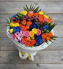 Букет цветов из:  Розы и Хризантемы в Мохсоголлохе