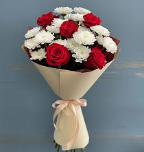Букет цветов из:  Розы и Хризантемы в Мохсоголлохе