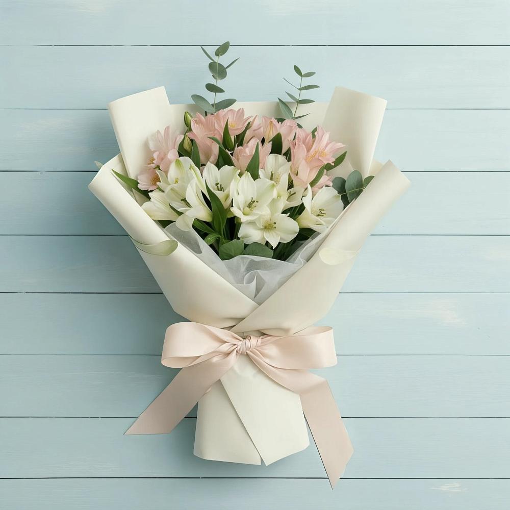 Букет цветов из: Альстромерии в Мохсоголлохе