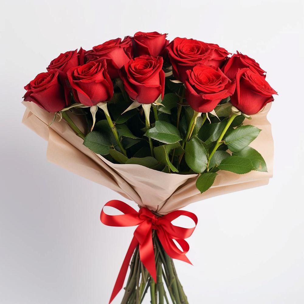 Букет 11 Красных роз Эдлесс Лав в Мохсоголлохе